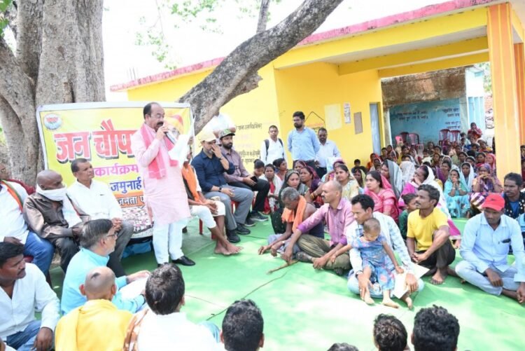 उप मुख्यमंत्री श्री अरुण साव ने एटीआर क्षेत्र के गांवों में लगाई जनचौपाल