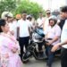 स्कूटी से शहर का निरीक्षण करने निकले उप मुख्यमंत्री श्री अरुण साव