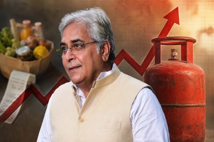 गैस मूल्य वृद्धि पर अरुण वोरा बोले— “महंगाई की आग अब हर रसोई तक पहुंच चुकी है