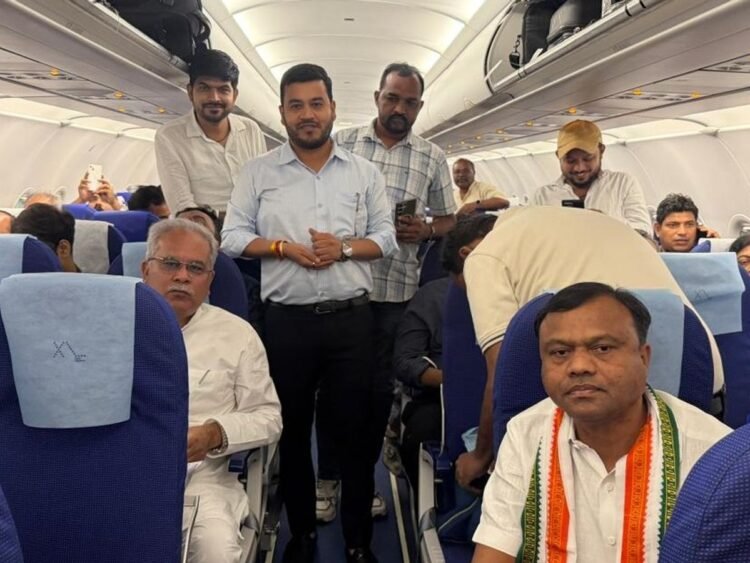 रायपुर में बारिश और तेज हवाओं का असर, नेताओं को लेकर आ रही इंडिगो फ्लाइट नागपुर भेजी गई