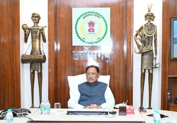 मुख्यमंत्री श्री विष्णु देव साय ने खरीफ-2026 एवं संभावित अल्प वर्षा की तैयारियों की उच्चस्तरीय समीक्षा की