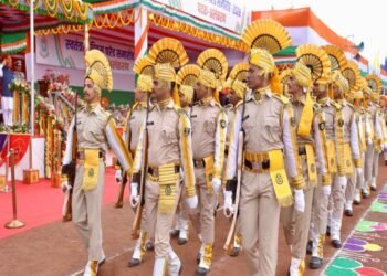 घुड़सवारों के साहस, महिला बैग पाईपर बैंड की लय और श्वान दल के रोमांचक प्रदर्शन से सजा स्वतंत्रता दिवस समारोह