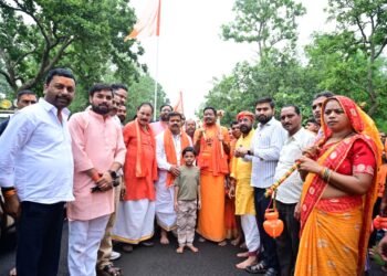 श्रावण के अंतिम सोमवार को अमरकंटक पहुंचे उप मुख्यमंत्री श्री विजय शर्मा