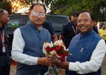 रायगढ़ पहुंचने पर मुख्यमंत्री श्री विष्णुदेव साय का हुआ भव्य स्वागत