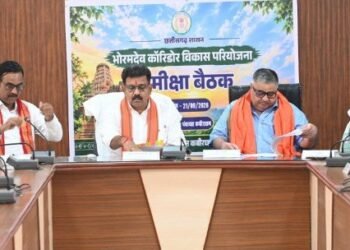 भोरमदेव कॉरिडोर के निर्माण में तेजी लाने उप मुख्यमंत्री एवं पर्यटन मंत्री के कड़े निर्देश